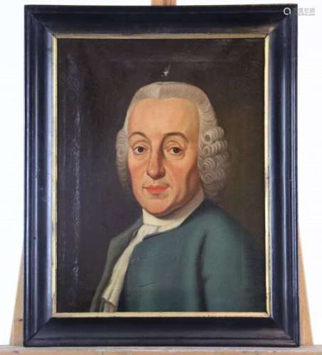 École française XVIIIe siècle, Portrait d'un gentilhomme, hu...