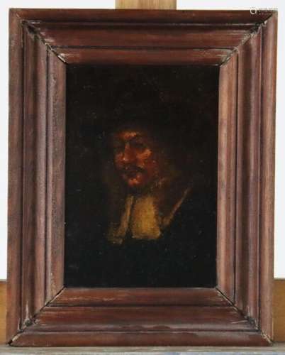 Dans le goût de l'école flamande du XVIIe siècle, Portrait d...