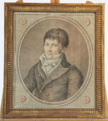 Travail de la fin du XVIIIe - début du XIXe siècle, Portrait...