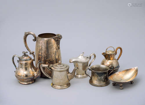 銀製茶具 一組七件