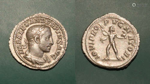罗马皇帝亚历山大 赛维鲁银币