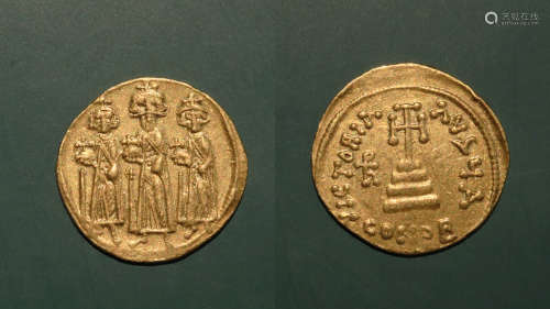 东罗马拜占庭帝国希拉克略金币