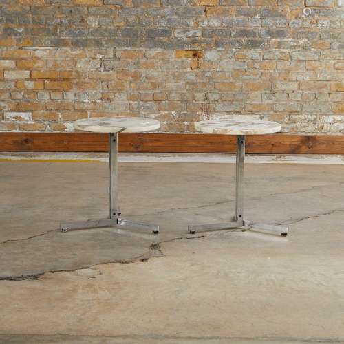 2 Eichenberger Strassle Int. Marble Alpha Tables