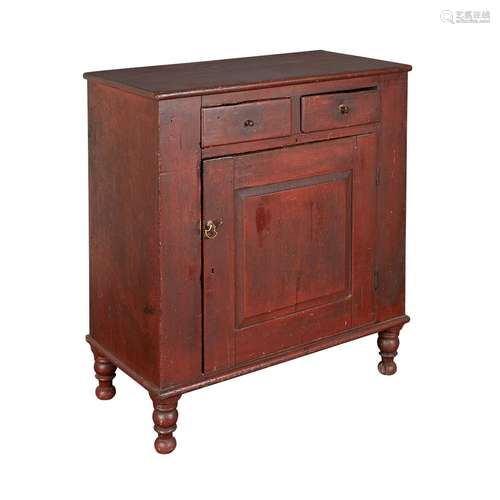 American 18th c. Painted Jelly Cabinet