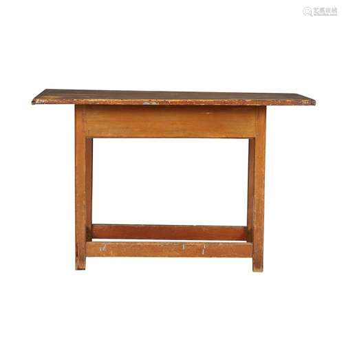 Early American Painted Pine Tavern Table