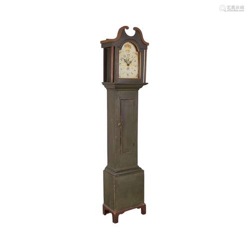 19th c. Tall Case Clock Riley Whiting Winchester