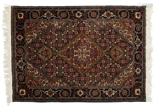 Persian Hamadan Wool Rug 4'7" x 3'3"