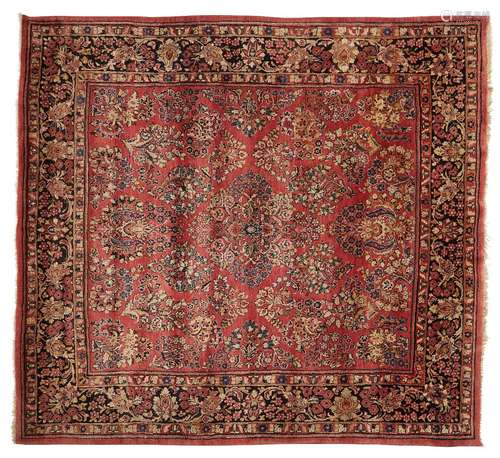 20th c. Persian Sarouk Rug 8' x 7'