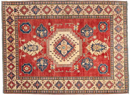 20th c. Kazak Wool Rug 8'4" x 6'2"