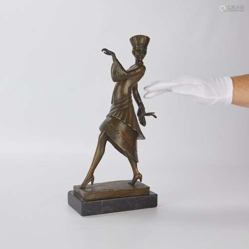 After Paul Philippe Art Deco Bronze Sculpture