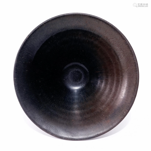 A  Jian ware large bowl in the Song Dynasty