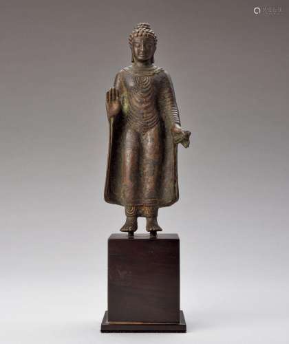 6世纪 印度铜犍陀罗立像