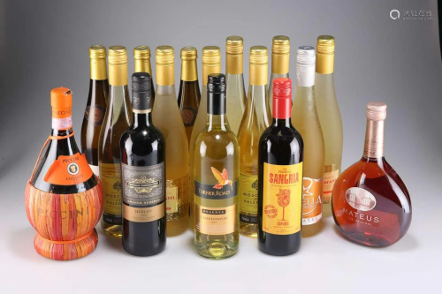 MIXED LOT OF VARIOUS DRINKING WINES
