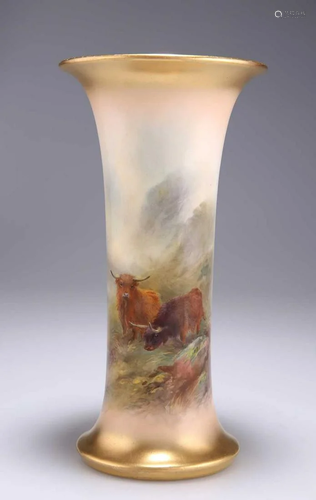 A ROYAL WORCESTER VASE