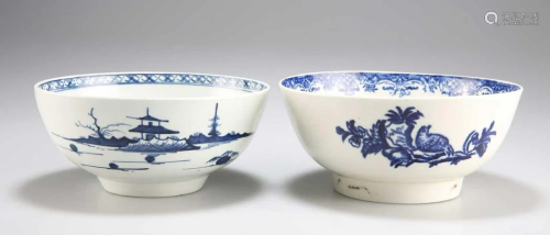 A SETH PENNINGTON (LIVERPOOL) BOWL AND A WORCESTER BOWL