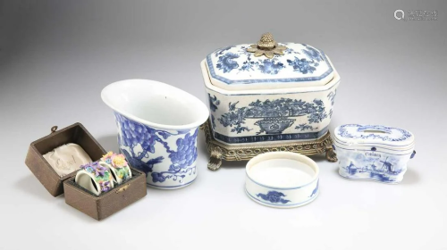 A SMALL COLLECTION OF CHINESE AND EUROPEAN CERAMICS