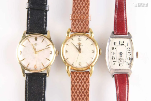 A TRIO OF WRISTWATCHES