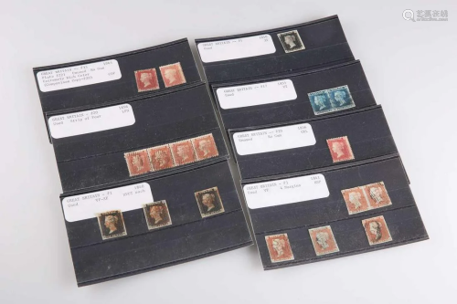 A SELECTION OF QUEEN VICTORIA GREAT BRITISH STAMPS