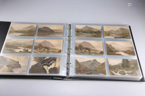 A COLLECTION OF ALFRED DE BREANSKI (1877-1957) LANDSCAPE POS...