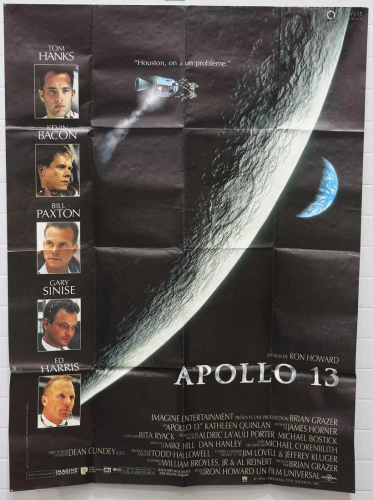 ORIGINAL 'APOLLO 13' FRENCH CINEMA POSTER