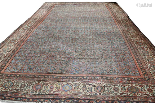 A LARGE FARAHAN CARPET, C.1880