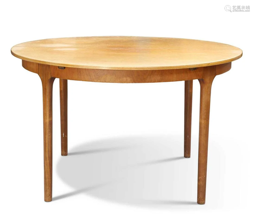 A MCINTOSH MID-CENTURY TEAK EXTENDING DINING TABLE