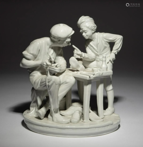 Ackermann and Fritze Porcelain Figural Group