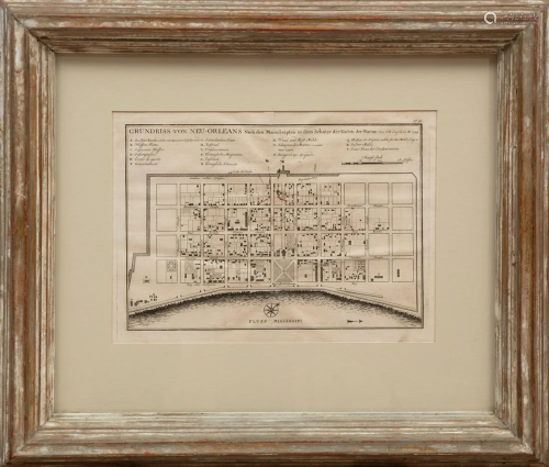 Antique Map of New Orleans