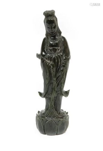 Chinese Hardstone Figure of Guanyin