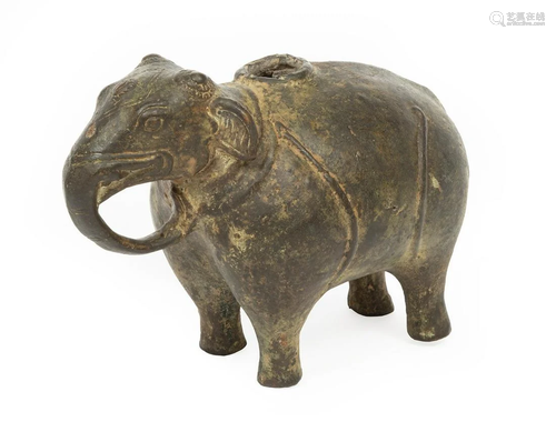 Indian or Southeast Asian Bronze Elephant