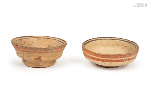 Two Pre-Columbian Pottery Bowls