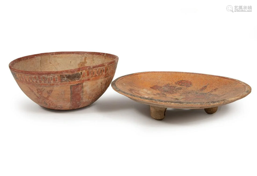 Two Pre-Columbian Pottery Vessels