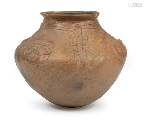 Large Pre-Columbian Pottery Vessel