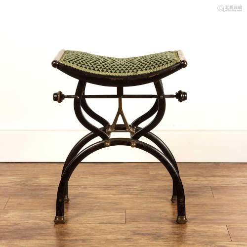C H Hare & Son Patent stool with rise and fall action, t...