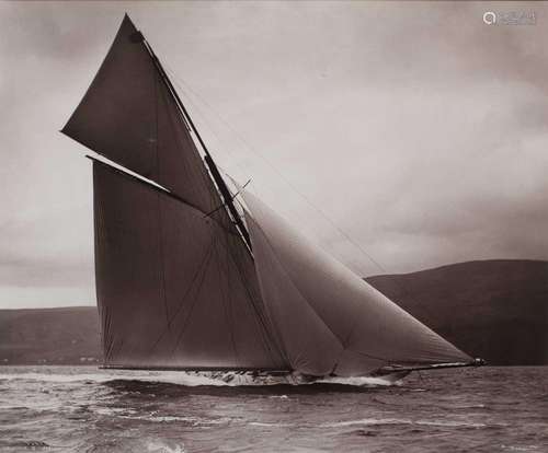 Pair of framed sailing photographs Valkyrie III - 1896 and T...