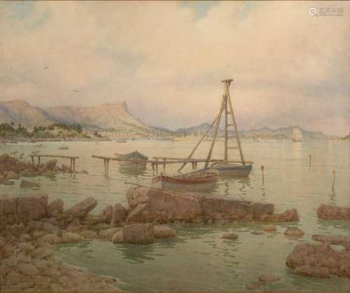 Robert George Talbot Kelly (1861-1934) Untitled seaside scen...