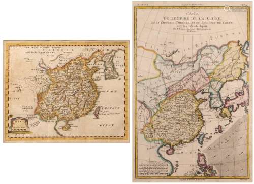 Carte (map) de lEmpire de la Chine by Rigobert Bonne (1727-1...
