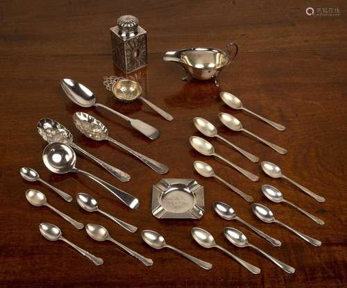 Collection of miscellaneous silver comprising of: a silver c...