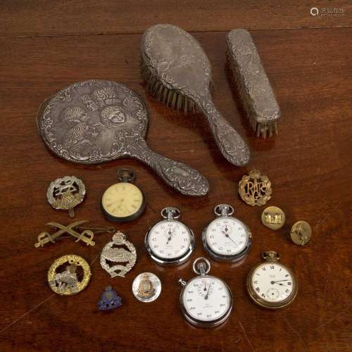 Collection of miscellaneous items comprising of: an Omega ch...