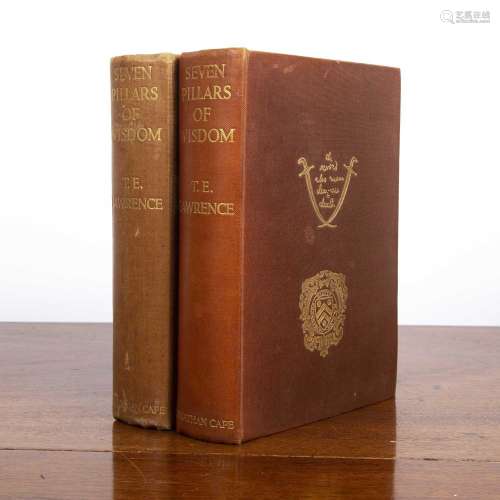 The Seven Pillars of Wisdom by T.E. Lawrence First Edition, ...