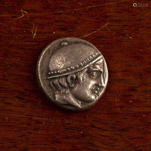 (Coin) Silver Thrace Ainos circa 412-409 BC, Tetradachm Prov...