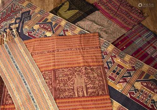 Quantity of Sumba and Timor island textiles Indonesian, comp...