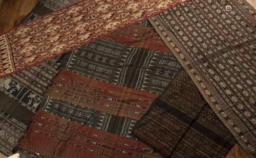 Quantity of Savu and Timor cloths Indonesian, comprising of ...