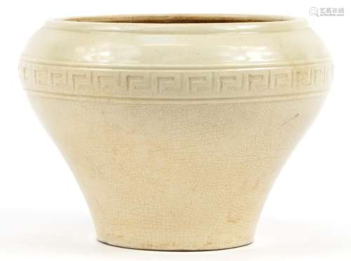 Korean porcelain baluster vase having a white glaze, 20cm hi...