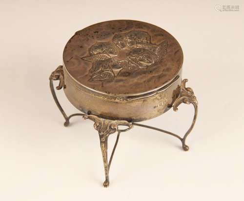 An Edwardian silver jewellery casket, Synyer & Beddoes, ...