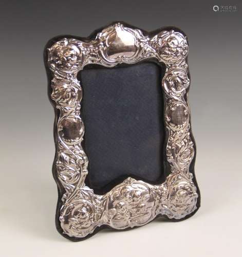 A silver mounted photograph frame, John Bull Ltd, London 198...