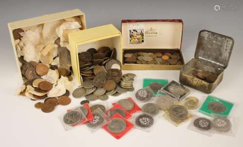 A collection of pre-decimal and decimal coinage, to include ...