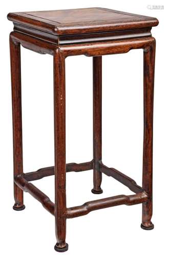 Chinese Figured Huanghuali Diminutive Stand