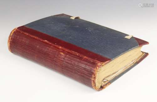 WORLD WAR II INTEREST: A War diary / scrapbook compiled by M...