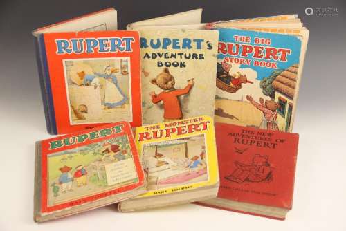 RUPERT THE BEAR INTEREST: Six Rupert books, comprising: Best...
